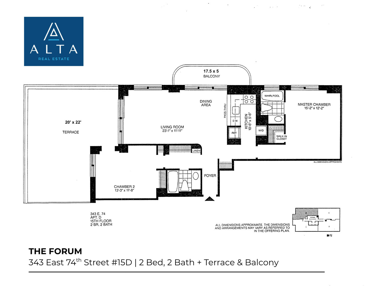 343 East 74th Street 15D Upper East Side New York NY 10021