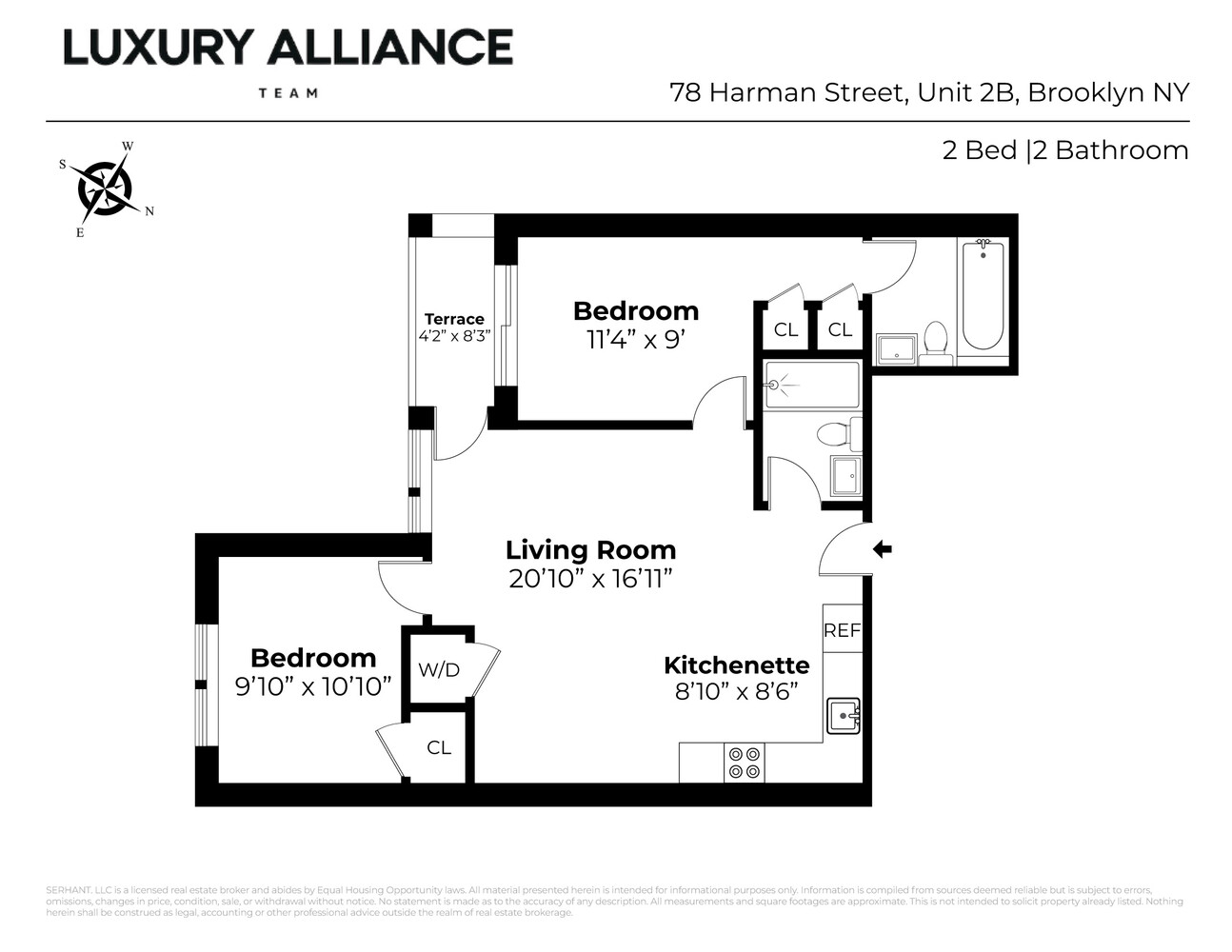 78 Harman Street 2B Bushwick Brooklyn NY 11221