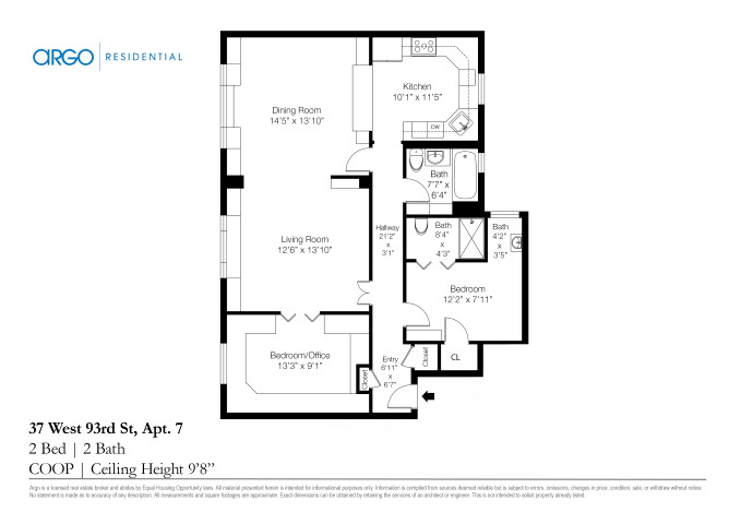 37 West 93rd Street 7 Upper West Side New York NY 10025