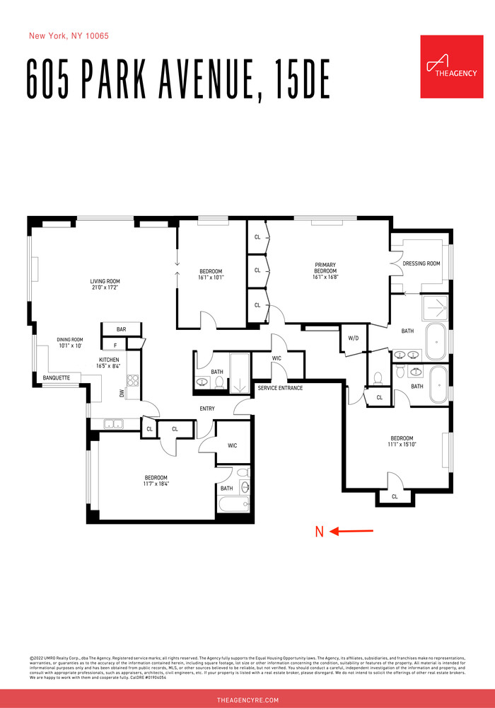 605 Park Avenue 15D Upper East Side New York NY 10065