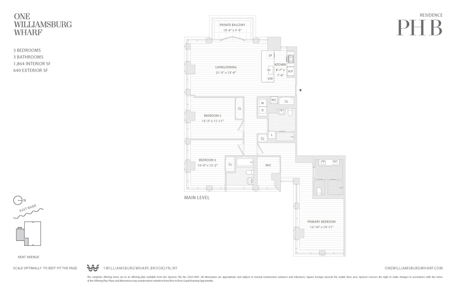 480 Kent Avenue PHB Williamsburg Brooklyn NY 11249