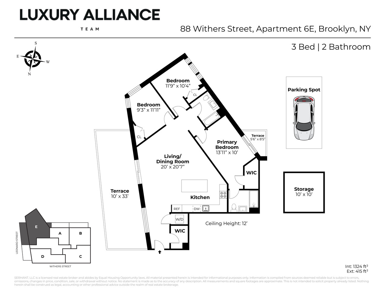 88 Withers Street 6E Williamsburg Brooklyn NY 11211