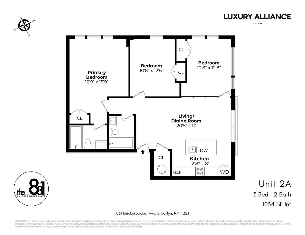 831 Knickerbocker Avenue 2A Bushwick Brooklyn NY 11237