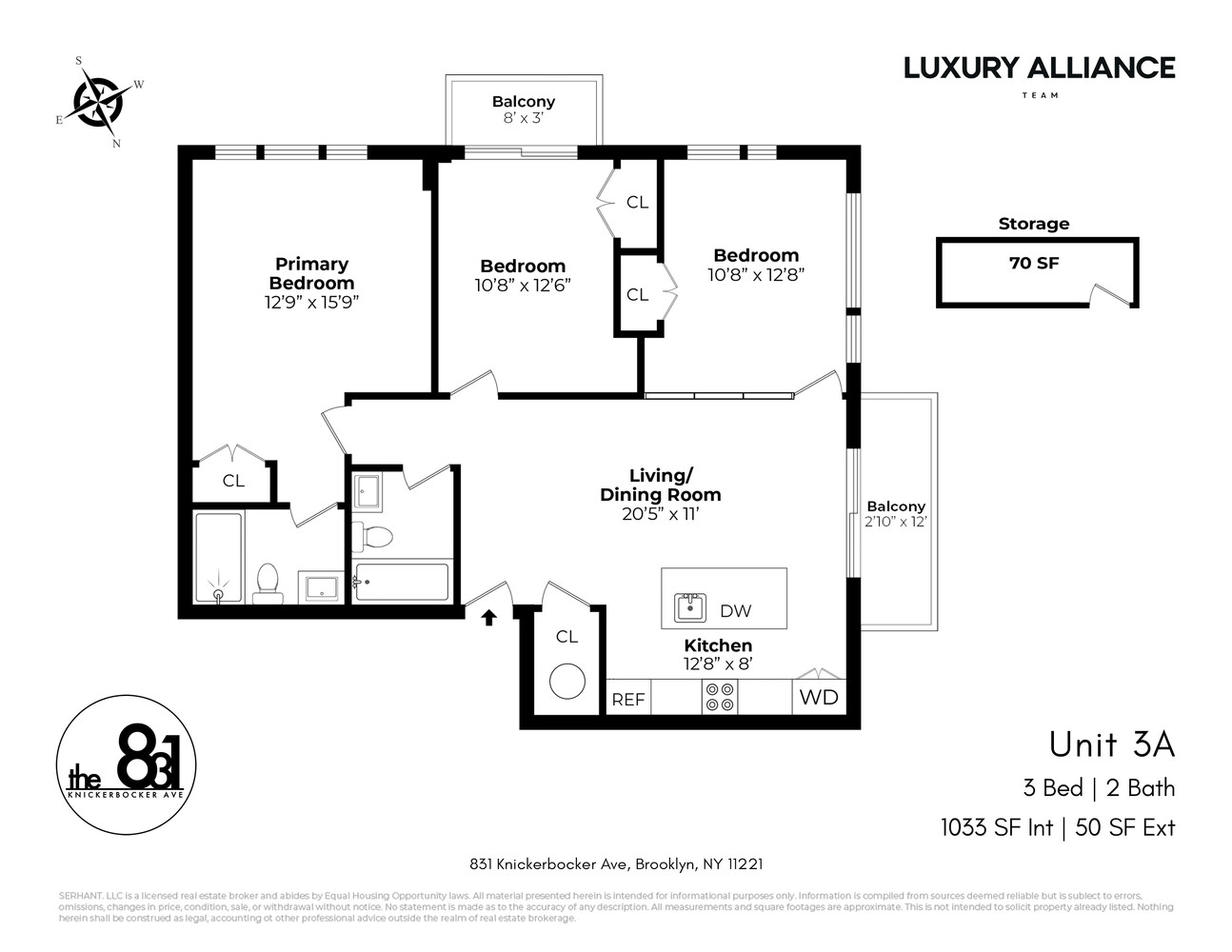 831 Knickerbocker Avenue 3A Bushwick Brooklyn NY 11237