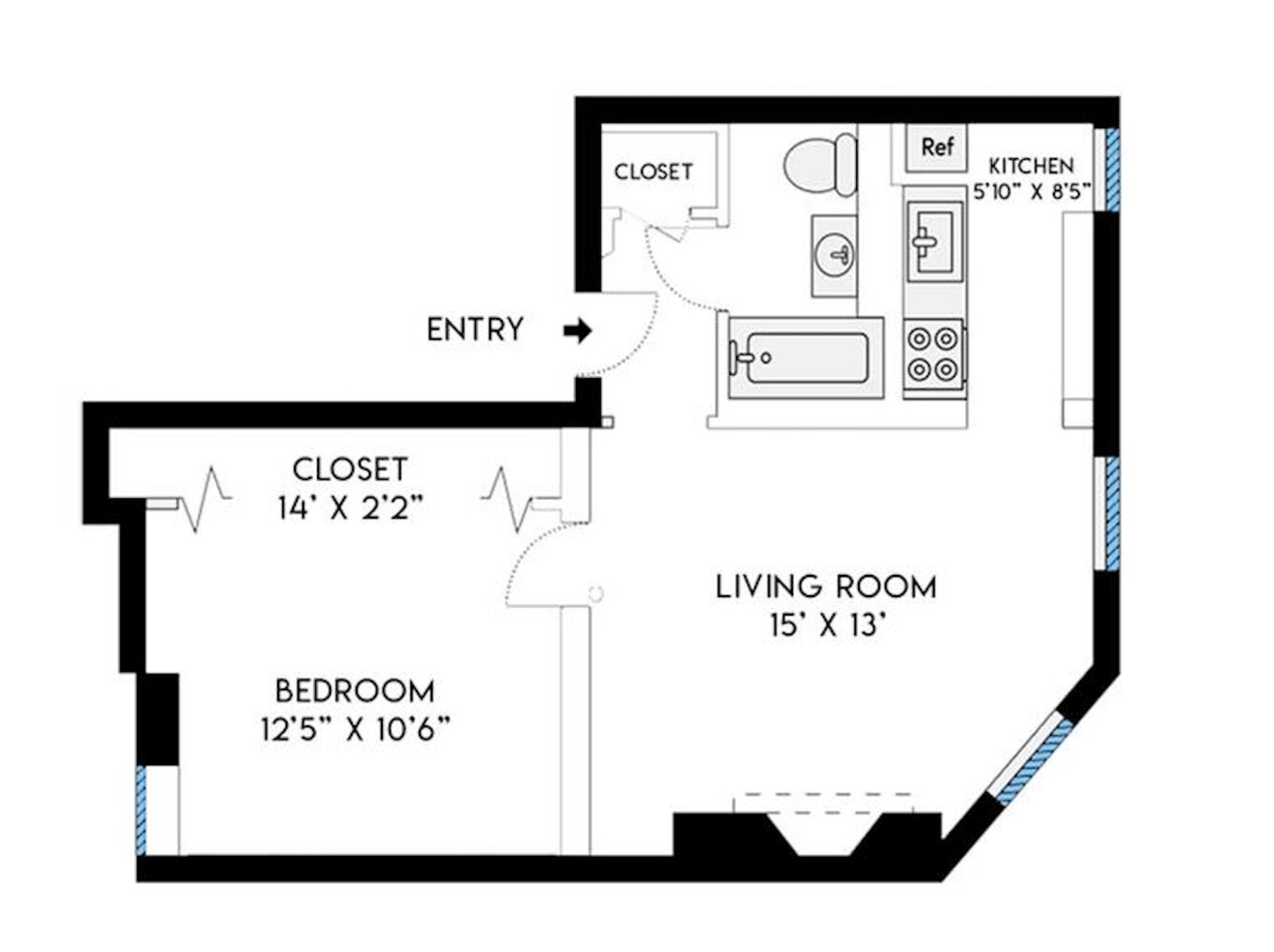 342 West 56th Street 2F Clinton New York NY 10019