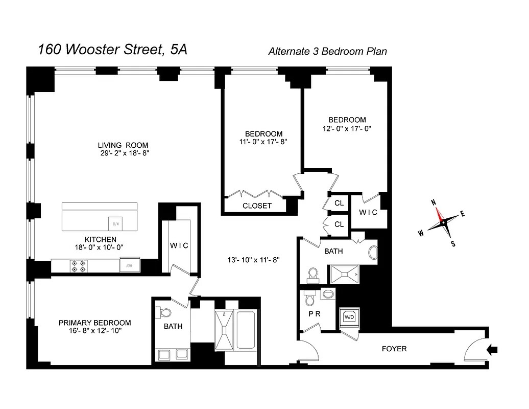 160 Wooster Street 5A Soho New York NY 10012