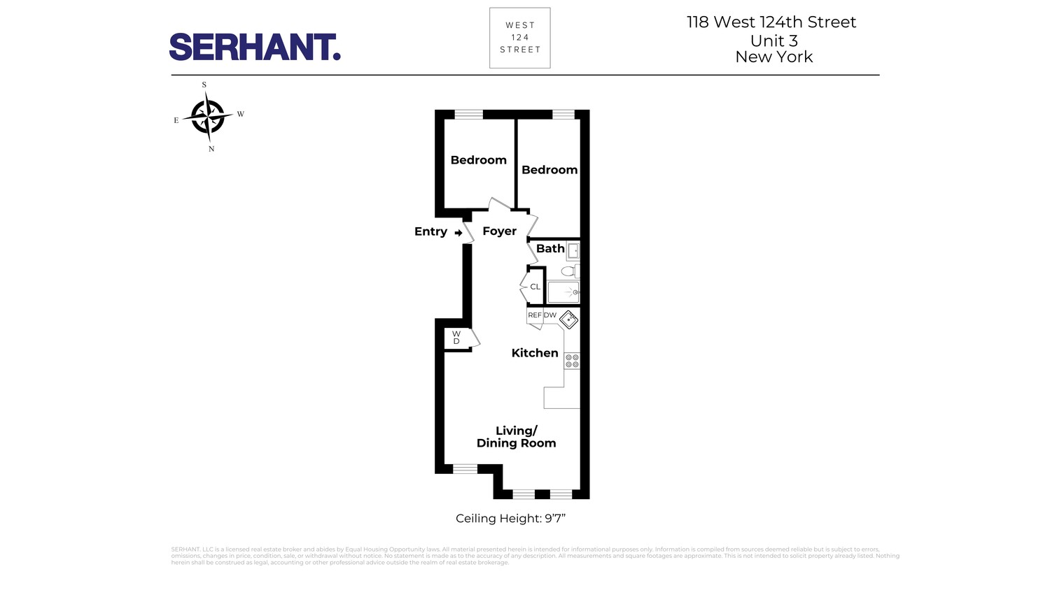 118 West 124th Street 3 Mt. Morris Park New York NY 10027