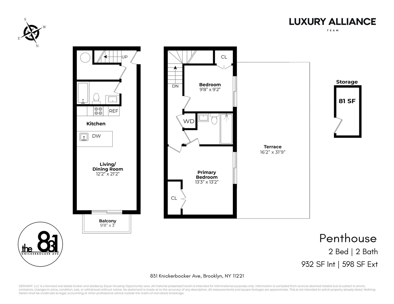 831 Knickerbocker Avenue PH4 Bushwick Brooklyn NY 11237