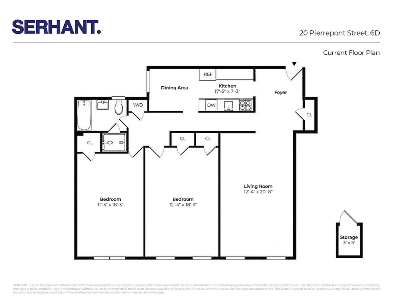 20 Pierrepont Street 6D Brooklyn Heights Brooklyn NY 11201