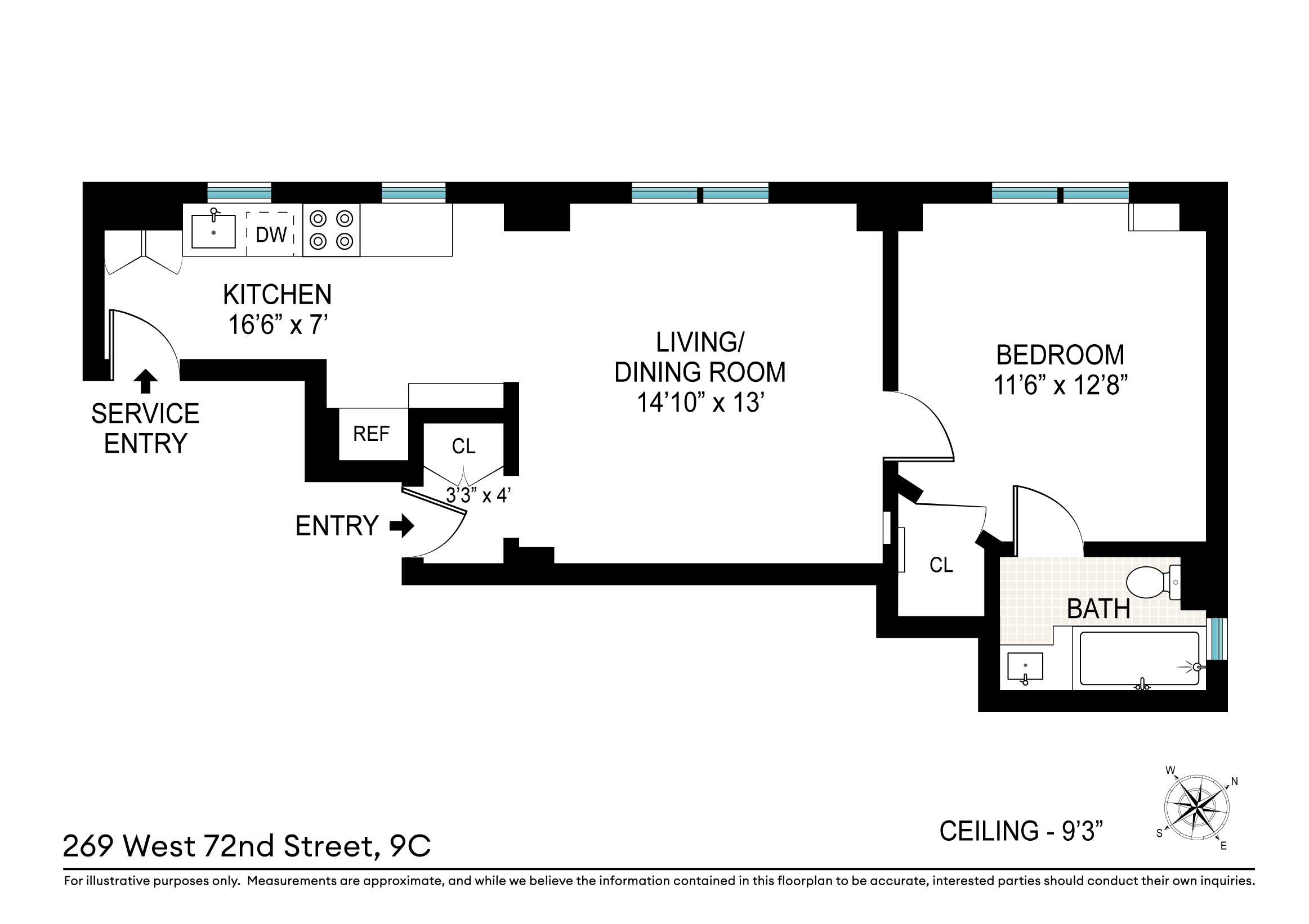 269 West 72nd Street 9C Upper West Side New York NY 10023